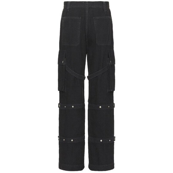 AGOLDE Elliot Denim Pants in Oil 31 New Mens Baggy Cargo Jeans - Picture 5 of 15